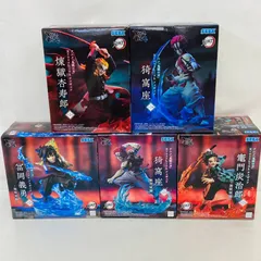 【未開封】 鬼滅の刃 Xross Link 5体 セット まとめ フィギュア / 煉獄杏寿郎 猗窩座 竈門炭治郎 冨岡義勇 無限列車 無限城