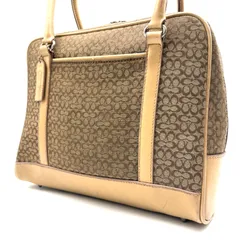 COACH y2k signature sachel totebag コーチ シグネチャー柄 サッチェル トートバッグ 型番6097 キャンバスレザー素材 男女兼用