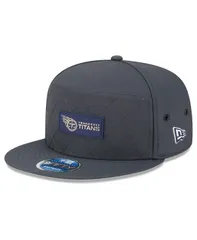 ニューエラ メンズ アクセサリー 帽子 New Era Mens Charcoal Tennessee Titans 2025 Sideline Cold Weather Split Panel 9FIFTY Snapback Hat Charcoal チャコ