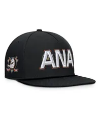 ファナティクス メンズ アクセサリー 帽子 Fanatics Mens Black Anaheim Ducks Authentic Pro Rink Team Code Snapback Hat Black ブラック