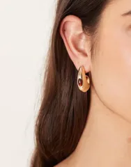 アクセサライズ レディース アクセサリー ピアス・イヤリング Accessorize stone detail tear drop earrings GOLD ゴールドのサムネイル