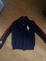 ポロ Britain ニットジップアップ