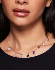 アルド レディース アクセサリー ネックレス・チョーカー・ペンダントトップ レース ALDO flissia multi charm necklace GOLD ゴールドのサムネイル