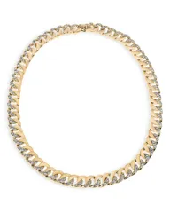 ケネスジェイレーン レディース アクセサリー ネックレス・チョーカー・ペンダントトップ レース Kenneth Jay Lane Pav Chain Link Necklace 16 Gold ゴールのサムネイル