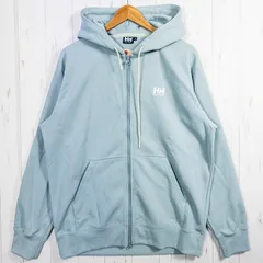 📦️Unisex XL ブルー系 Helly Hansen ( ヘリーハンセン ) HHロゴ フルジップ スウェットフーディー ポリエステル ウェア トップス インナー シャツ フーディ コットン z00052541  コットン フーディ イン