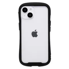 【新品】 iFace Reflection Frost iPhone 15/14/13 ケース クリア 強化ガラス (ブラック)【指紋が目立ちにくい 黄変防止 すりガラス 半透明 アイフェイス iphone15 iphone14 iphone13 カバー  1
