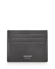 フェラガモ メンズ アクセサリー 財布 レザー Ferragamo Leather Card Case Neroのサムネイル