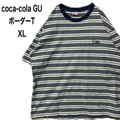 coca-cola✖️GU コカコーラ グラフィックボーダーTシャツ XL