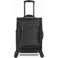 ウォーリーバッグ メンズ スーツケース Wally Bagsolutions 20inch Expandable CarryOn Spinner with Padded Electronics Pockets Black ブラック