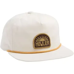 ハウラーブラザーズ メンズ アクセサリー 帽子 Howler Brothers Unstructured Snapback Hat El Sol White ホワイト