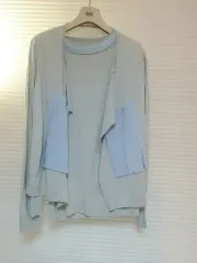 (3点まとめ売り) 55 66 ニットTシャツ ニットカーディガン プリーツスカート まとめ売り