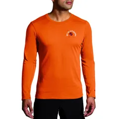 ブルックス メンズ トップス シャツ Brooks Distance Long Sleeve Tee 20 PaprikaTrot Happy 23のサムネイル