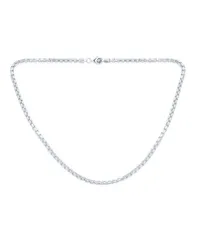 【送料無料】 ブリング レディース ネックレス・チョーカー・ペンダントトップ アクセサリー 5MM Solid 925 Sterling Silver Box Chain Necklace Made in Italy Silver