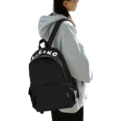 【新品】 [HeiDiga] リュックサック 韓国 人気 大容量 通学 軽い リュック レディース 撥水 14インチ パソコン 収納 盗難防止ポケット 可愛い 20l B4対応 バックパック 大人 中学生 多機能 カジュアル ブラック 通勤 旅行 Blac 0