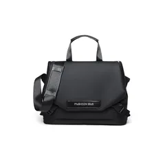 【新品】 [SpringSwalloow] [スプリングスワロー] メンズ ショルダーバッグ ビジネスバッグ 4way 軽量 撥水 斜め掛け 手提げ 肩掛け ブリーフケース 大人 キャンバス 通学 ビジネス (ブラック)