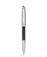 [Free Shipping] Montblanc Women's Watch Accessory 163 Solitaire Dou Blue Hour Ballpoint Pen Blue