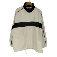 ナイキ NIKE 00S  グレーコートタグ バイカラー ジップアップ ナイロン ジャケット メンズ import：M 