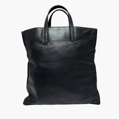 LOEWE Black Leather Tote Bag / ロエベ ブラック レザートートバッグ　アナグラム