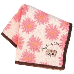 【新品】 【ポール＆ジョー アクセソワ】 タオルハンカチ お花とヌネット刺繍 (アイボリー) 婦人 レディース タオル ハンドタオル 約25cm 000483-0012-03 0