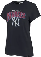 フォーティーセブン レディース トップス Tシャツ 47 Womens New York Yankees Blue Treasure Frankie TShirt NoColor ブルー