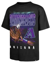 フォーティーセブン メンズ トップス Tシャツ 47 Adult Arizona Diamondbacks Black Foundation TShirt NoColor ブラック