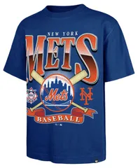 フォーティーセブン メンズ トップス Tシャツ 47 Mens New York Mets Royal Chrometown Foundation TShirt NoColor