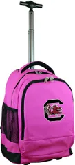 モジョ レディース バッグ バックパック・リュックサック ヒール Mojo Licensing Mojo South Carolina Gamecocks Wheeled Premium Pink Backpack NoColor ピンク