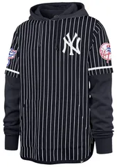 フォーティーセブン メンズ アウター パーカー・スウェット 47 Mens New York Yankees Navy Double Header Pullover Hoodie NoColor ネイビー