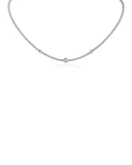 ケネスジェイレーン レディース アクセサリー ネックレス・チョーカー・ペンダントトップ レース Kenneth Jay Lane Cubic Zirconia Station Tennis Necklのサムネイル