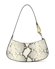 スタウド レディース バッグ STAUD Ollie Shoulder Bag White Snake Leather ホワイトのサムネイル