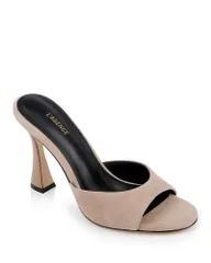 ラジャンス レディース シューズ サンダル ヒール LAGENCE Womens Avery Slide Higheel Sandals Cappucino Suede