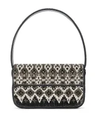 スタウド レディース バッグ STAUD Tommy Beaded Shoulder Bag Zermattのサムネイル