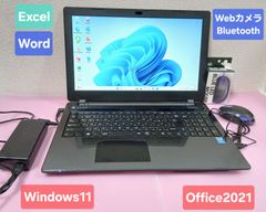 S124 TOSHIBAノートパソコンSSD第6世代WEBカメラWindow11 - メルカリ