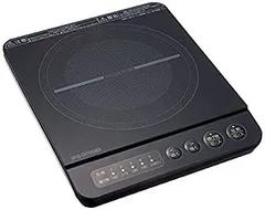 【中古-非常に良い】 アイリスオーヤマ IHコンロ IHクッキングヒーター 1000W 卓上 デザイン IHK-T38-B ブラックのサムネイル