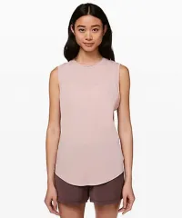 ルルレモン マッスル タンク トップス カバーアップ ノースリーブ 4size