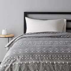 【数量限定】210 L X ペイズリー柄入りシングル W グレー 柄入り 150 掛け布団カバー cm ベーシック