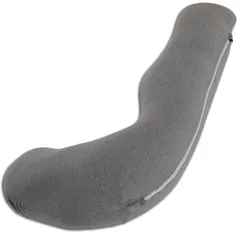 抱き枕【理学療法士監修・寝姿勢をサポート】男性用 だきまくら 妊婦 授乳用 クッション 洗える 【2つのカバー付き・夏は冷感接触に】 body pillow 大きいサイズ 体圧分散 快眠 睡眠グッズ 130x70cm(ダークグレー)CH