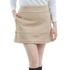 新品 [ニューバランス] レディース スウェットスカート (ストレッチ性) / ゴルフ / 012-4234509 041_ベージュ 1 [M]