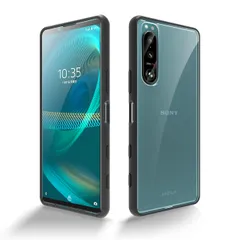 SONY Xperia 5 III 用 ケース クリア [SO-53B / SOG05] 耐衝撃 米軍MIL規格取得 SGS認証 黄ばみなし レンズ保護 滑り止め 指紋防止 ストラップホール付き エクスペリア5III 用カバー Crystal Series