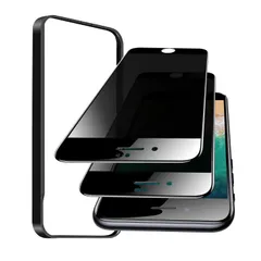 【2枚入り】ガラスフィルム iPhone SE第3世代 / SE第2世代 iPhone 8/7 用 28°覗き見防止 全面保護 プライバシー 液晶保護フィルム 4.7インチ対応 気泡ゼロ 指紋防止 ガイド枠付き 貼り付け簡単
