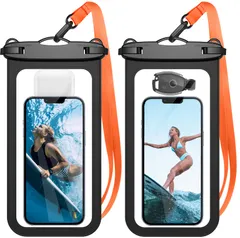 スマホ 防水 ケース IPX8認証 海 お風呂 完全防水 水中撮影 スマホ防水ケース 良タッチ快適 顔認証 首かけ 両手解放 海水浴 水泳 潜水 温泉 iPhone 15 Pro Max/14/13/12/11/SE/8/7 Huawei Xperia and