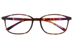 [ゾフ] ウェリントン型 PCメガネ PC REGULAR TYPE（ブルーライトカット率約35%） PC 透明レンズ パソコン用メガネ PCめがね PC眼鏡 メンズ レディース おしゃれ【ZC201P02_49A1 ZC201P02-49A1 デミブラウン】