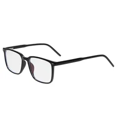 [エコライドワールド] ブルーライト 紫外線 UV 眼鏡 度なし おしゃれ pc パソコン用 伊達 メンズ レディース 軽量 (ブラック) gs-p-003-01