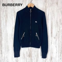 BURBERRY BLUE LABEL 銀ボタン リブニットジャケット 38 - メルカリ
