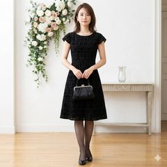 M'S GRACY エムズグレイシー 花柄刺繍フレアワンピース 40 - メルカリ