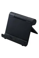 エレコム タブレット スマホ スタンド 4.6~12.9インチ対応 10段階 角度調節 角度固定 折り畳み時 厚さ約2cm 軽量 持ち運び 【 iPhone iPad Pro Air mini FireHD Huawei Galaxy GooglePixcelのサムネイル