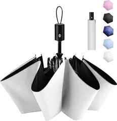 日傘 超軽量 180g UVカット 完全遮光 遮熱 折りたたみ傘 ワンタッチ自動開閉 UPF50+ 紫外線遮断 日焼け防止 晴雨両用 6本骨 耐風撥水 携帯便利 メンズ レディース 母の日