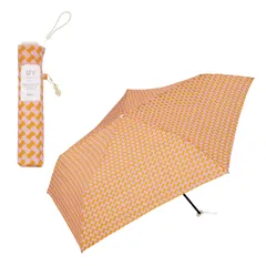 【2025】Wpc. 折りたたみ傘 ジャパニーズトラディショナルカラーズアンブレラ ミニ オレンジ 雨傘 親骨55cm 軽量 晴雨兼用 通勤 通学 旅行 オシャレ 可愛い 女性 レディース 和風 レトロ チャーム付き JTC-002-002