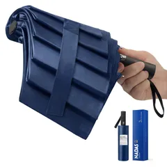 【2026新登場・形状記憶・超大サイズ・12本骨】 折りたたみ傘 3秒でたためる傘 ワンタッチ自動開閉 大きい メンズ傘 耐風・撥水・頑丈 晴雨兼用 UVカット 折り畳み傘 台風対応 豪雨対応 メンズ レディース 収納ポーチ付き (ブルー)