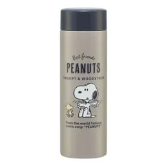 スケーター(Skater) ステンレス マグボトル 超軽量 350ml スヌーピー バッジ PEANUT STYL4
